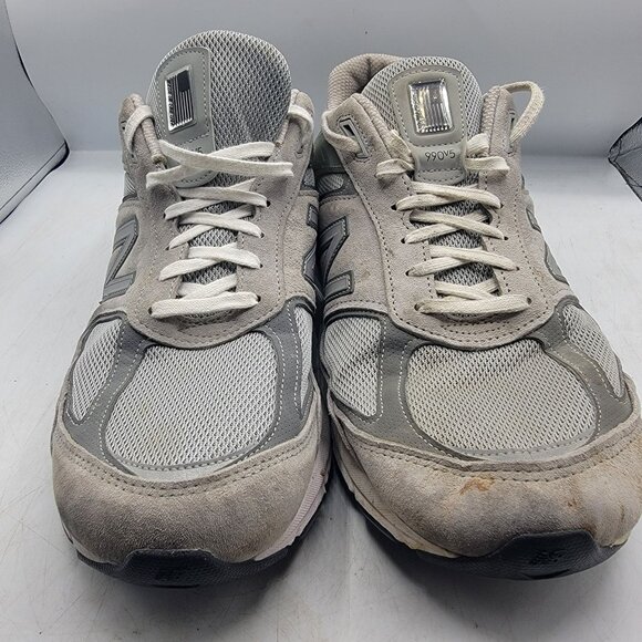 New Balance 990v5 Mens 14E Gray Sneaker Shoes Made In USA Athletic M990GL5 main image 11